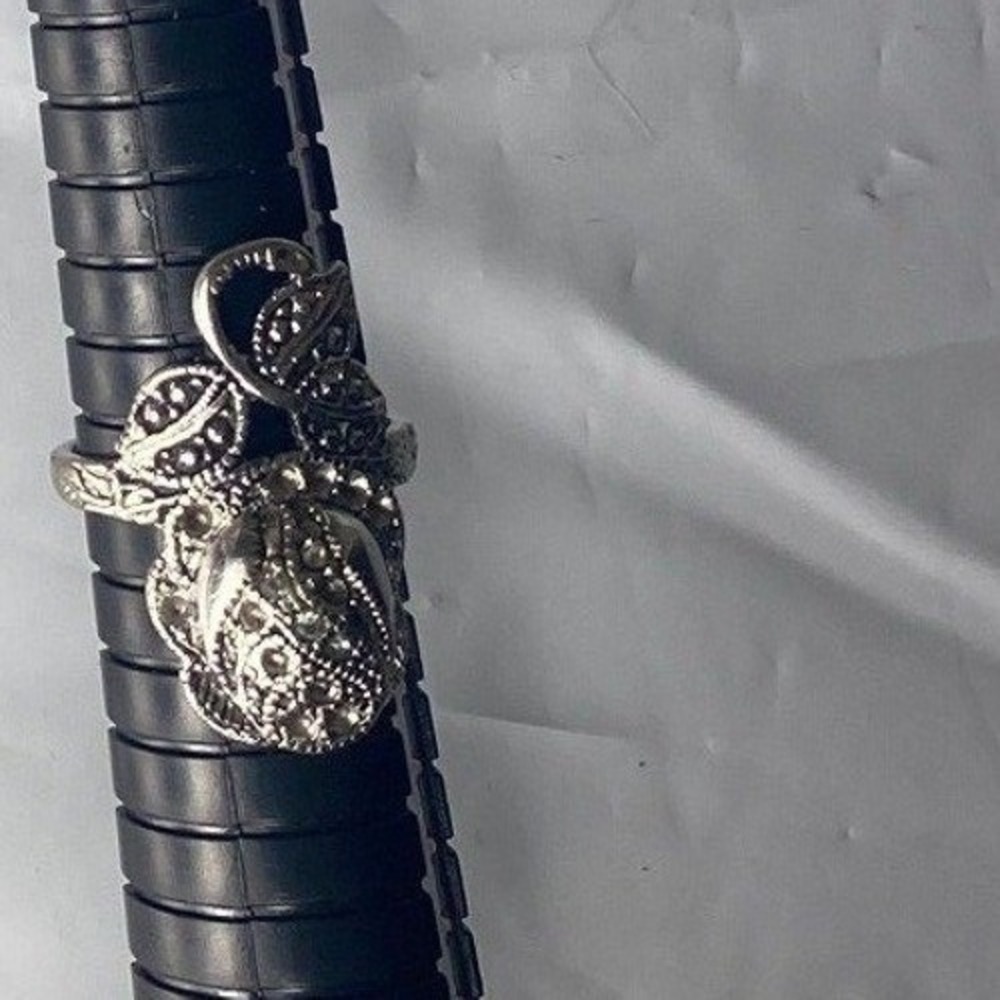Elegant Silver Band Ring US Size 7.75